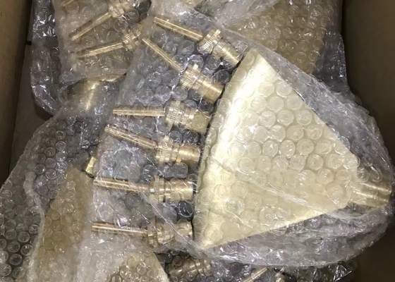 पीतल क्रोमप्लेट फीनिक्स टेल डांसिंग फाउंटेन नोजल जेट वॉटर स्प्रे हाई 4m