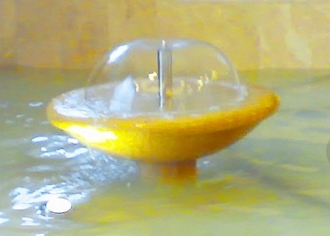 स्टेनलेस स्टील 304 मशरूम फाउंटेन नोजल 22gpm
