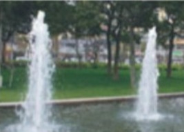 एएए एरेटेड डांसिंग फाउंटेन नोजल 3/4 '' 12 मीटर स्प्रे हाइट