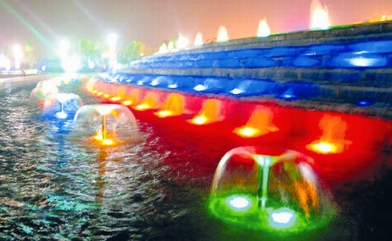 मशरूम डांसिंग फव्वारा नोजल जेट फव्वारा परियोजना