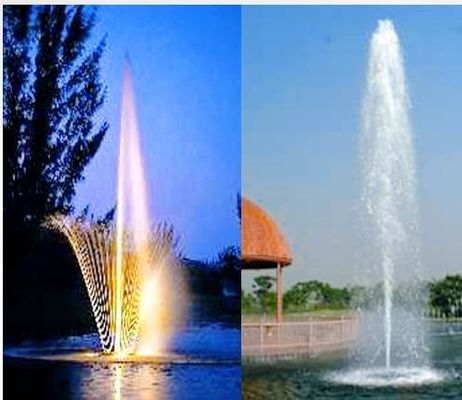 6 मीटर हाई स्प्रे 1000 मिमी SS304 फ्लोटिंग म्यूजिकल फाउंटेन प्रोजेक्ट