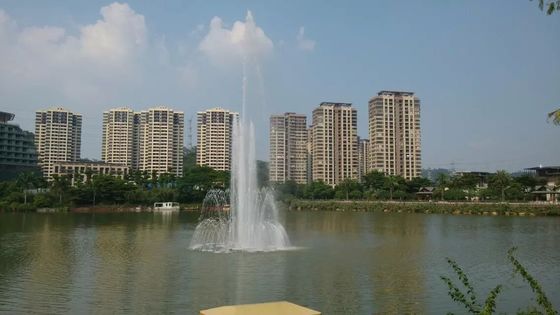 रंगीन रोशन 1 मी SS304 आउटडोर संगीत फव्वारा परियोजना