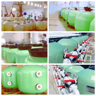 0.16m2 135Ipm 460 मिमी वाणिज्यिक स्विमिंग पूल रेत फिल्टर