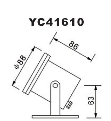 SS304 12V 3W वॉटरप्रूफ अंडरवाटर एलईडी लाइट्स
