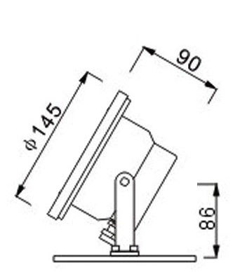 स्टेनलेस स्टील IP68 100W निविड़ अंधकार पानी के नीचे एलईडी रोशनी