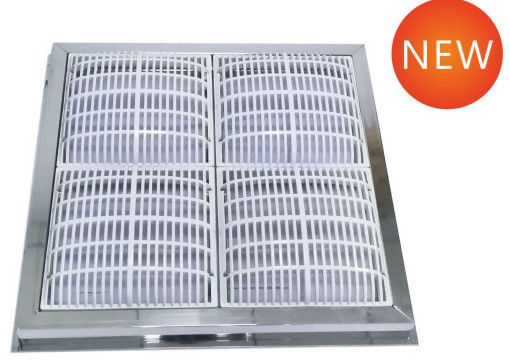 SS304 490x490 मिमी ऊपर जमीन तल मंजिल नाली