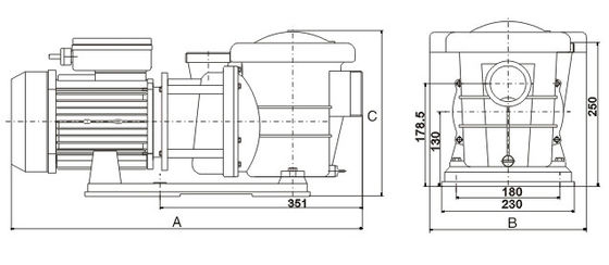 2HP स्विमिंग पूल फाउंटेन पंप