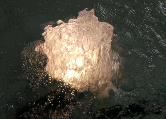 लैंप के साथ 80 एल / एम 1 इंच का नाच फाउंटेन जेट नोजल