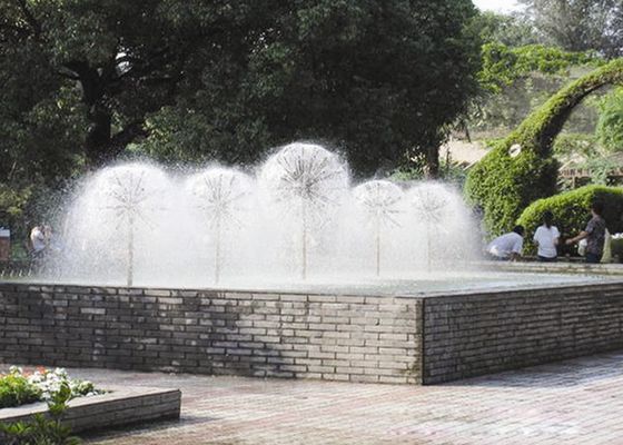 25m3 / h 2 "क्रिस्टल बॉल DN50 नृत्य फाउंटेन नलिका