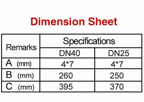 क्रोम पूल फव्वारा सहायक उपकरण 1.5 "DN40 घूर्णन नोक
