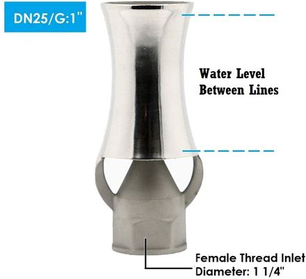 DN25 SS304 डांसिंग फाउंटेन नोजल तालाब स्प्रिंकलर हेड