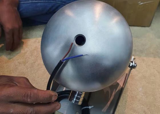 4 एम 3 / एच स्टेनलेस स्टील फाउंटेन लैमिनार जेट 3x3W एलईडी आरजीबी लाइटिंग