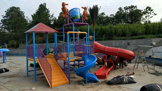 बच्चा शीसे रेशा ऑक्टोपस जल स्लाइड ऑक्सीकरण प्रतिरोध
