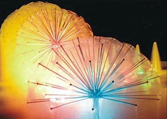 DN50 65m3/h 2" क्रिस्टल बॉल डांसिंग फाउंटेन नोजल