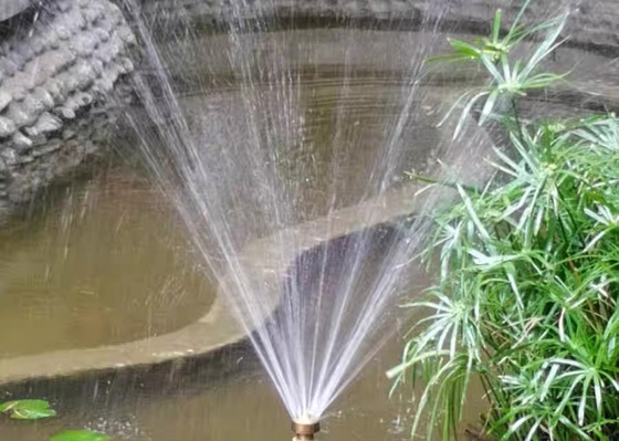 1.5 "स्प्रिंकलर डांसिंग फाउंटेन जेट नोजल वाटर प्रेशर 5.8psi