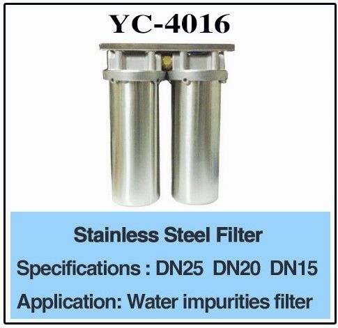 3/4 &quot;DN25 DN20 स्टेनलेस स्टील पानी फिल्टर